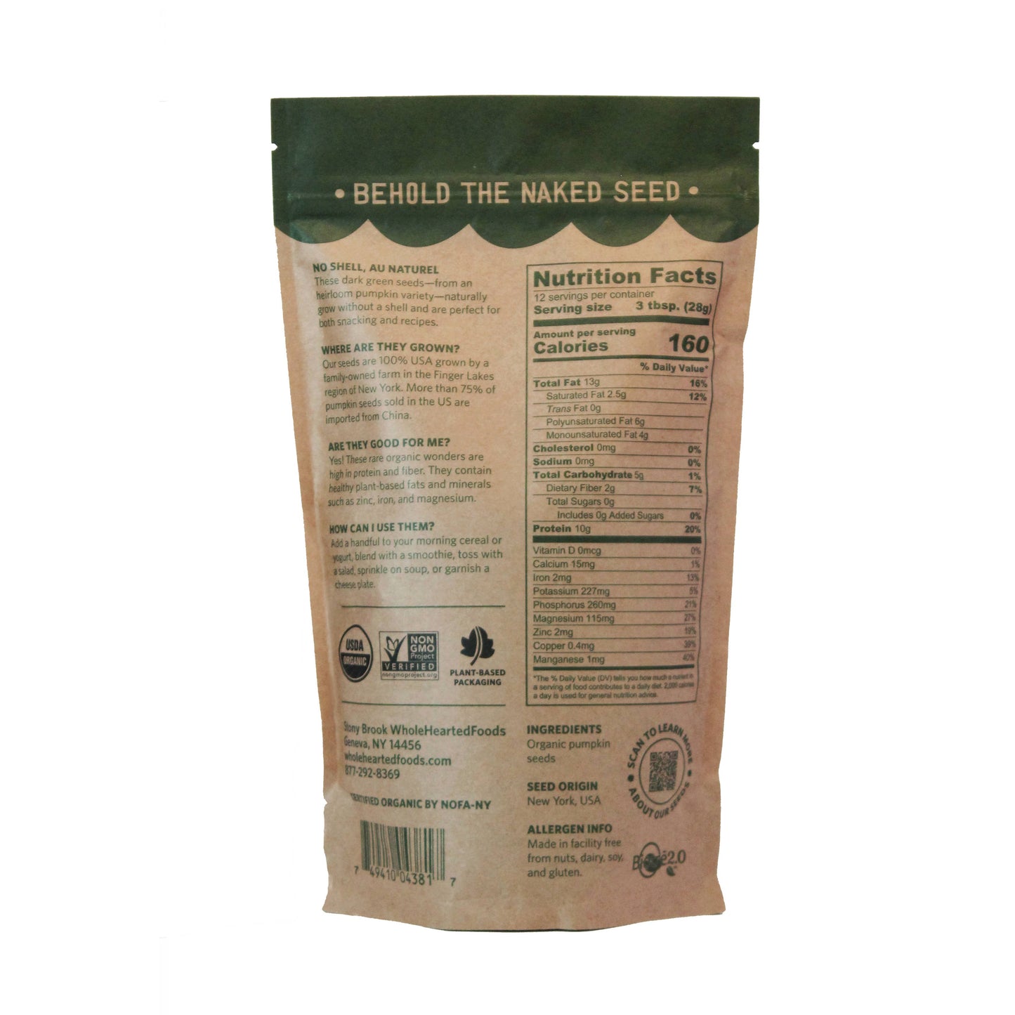 Organic Raw Pumpkin Seeds