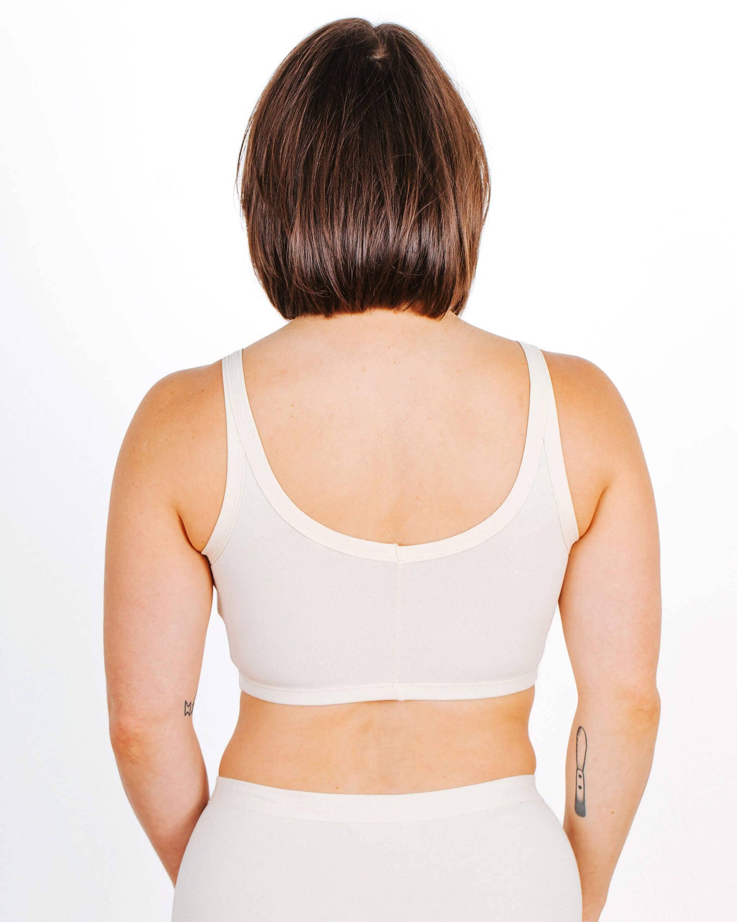Organic Longline Bra | Black