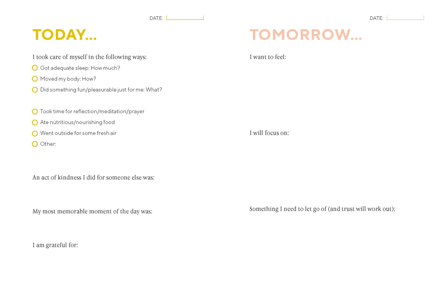 Calm the Chaos Journal