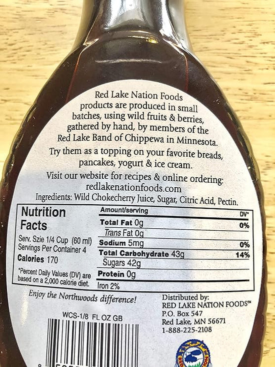 Red Lake Nation - Fruit Syrup 8oz