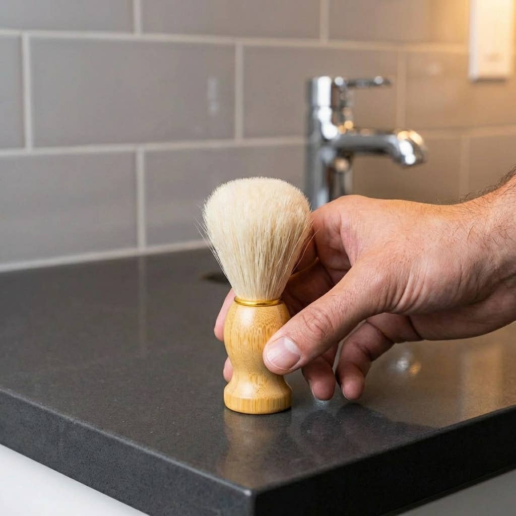 Goat Bristle Bamboo Shave Brush