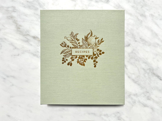 Recipe Binder Set: Sage