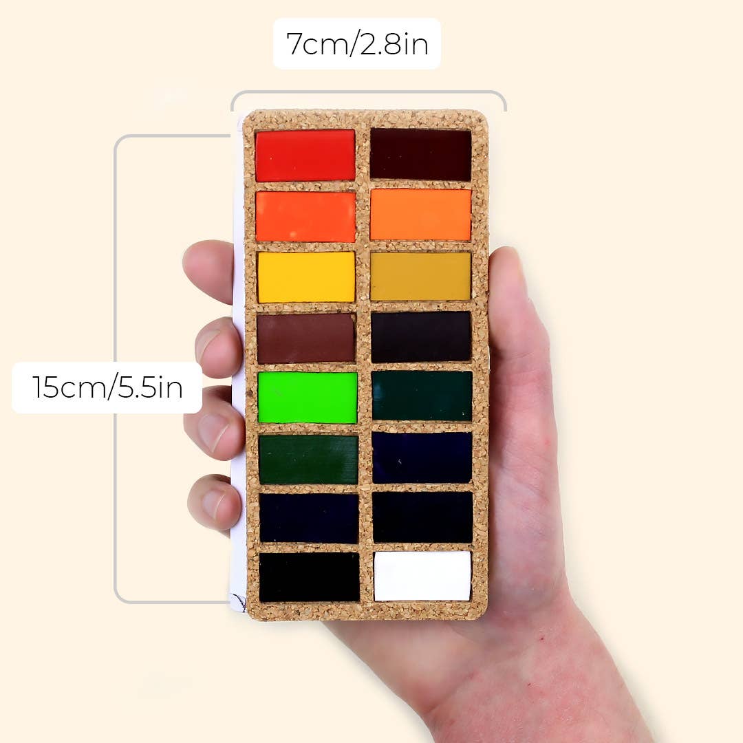 Cork Watercolor Palette
