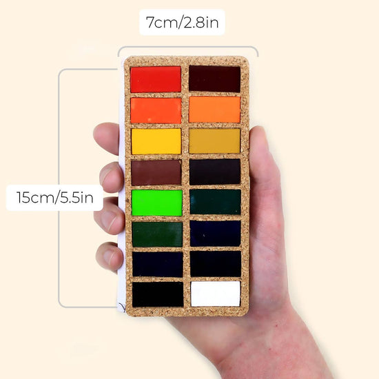 Cork Watercolor Palette