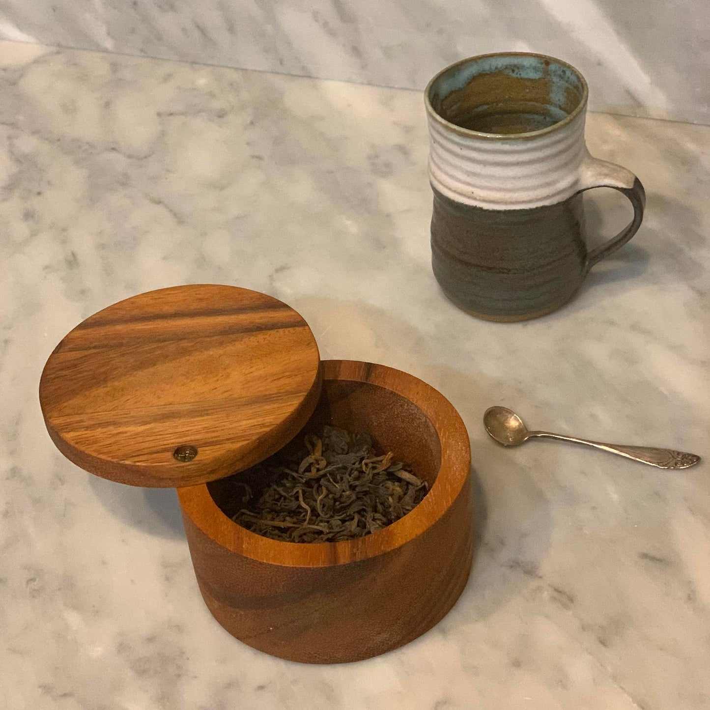 Acacia Salt Cellar
