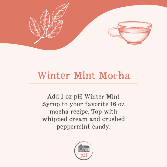 Winter Mint Simple Syrup