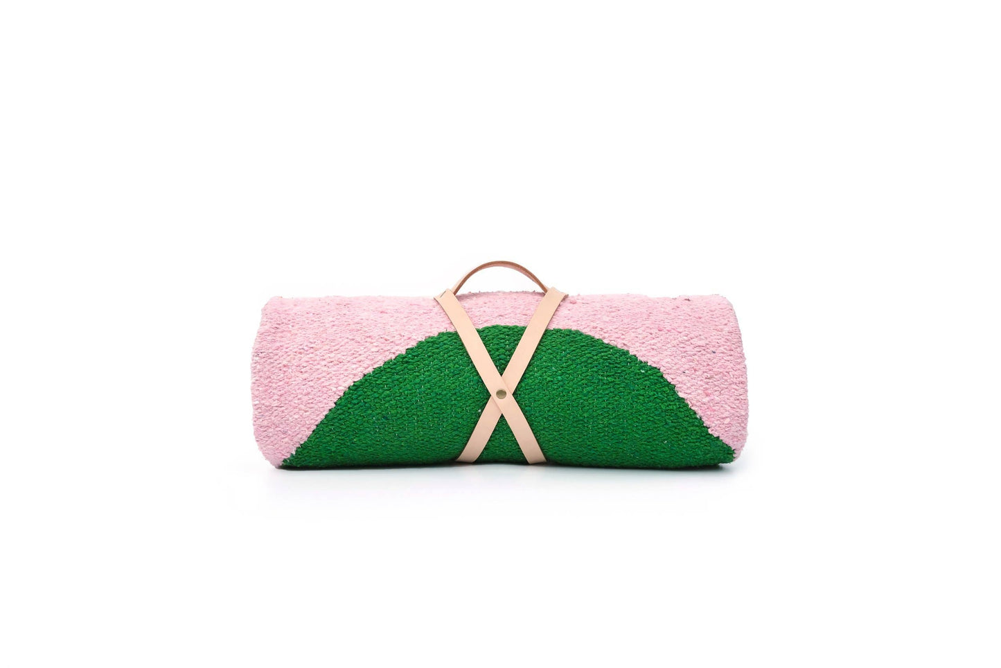 Handwoven Blanket Roll with Strap