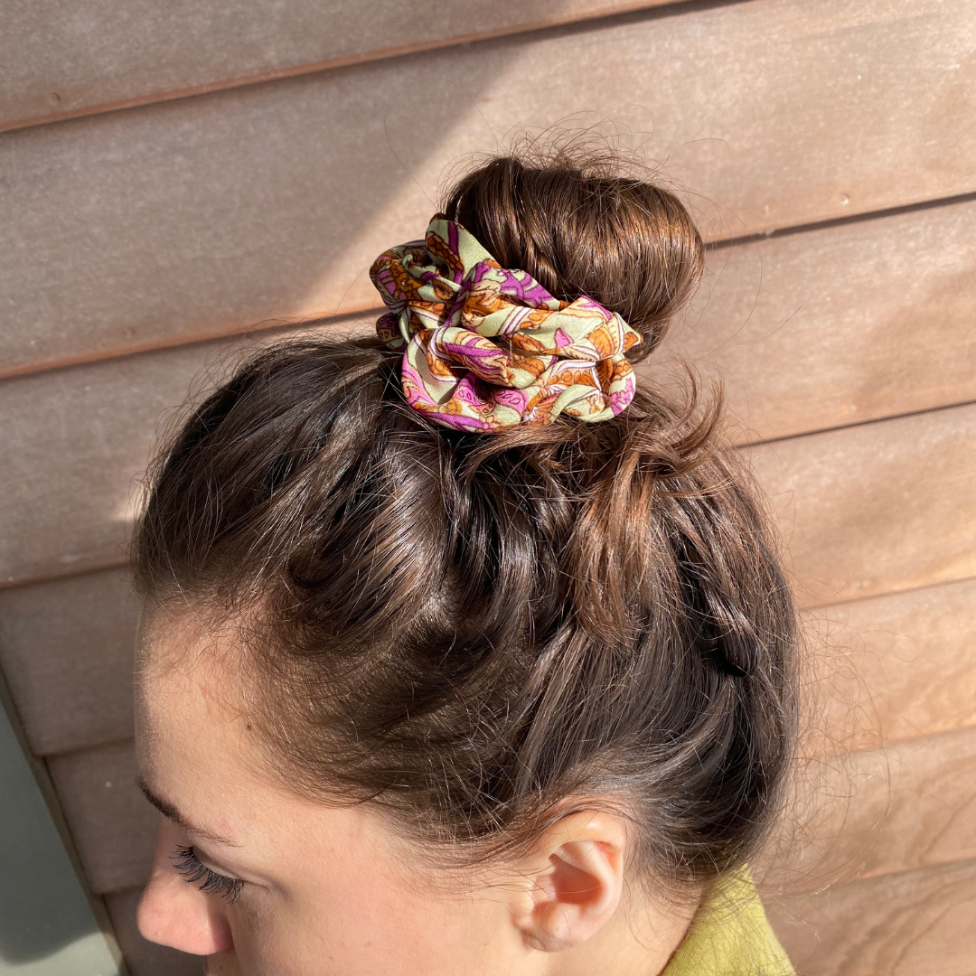 Upcycled Silk Scrunchies