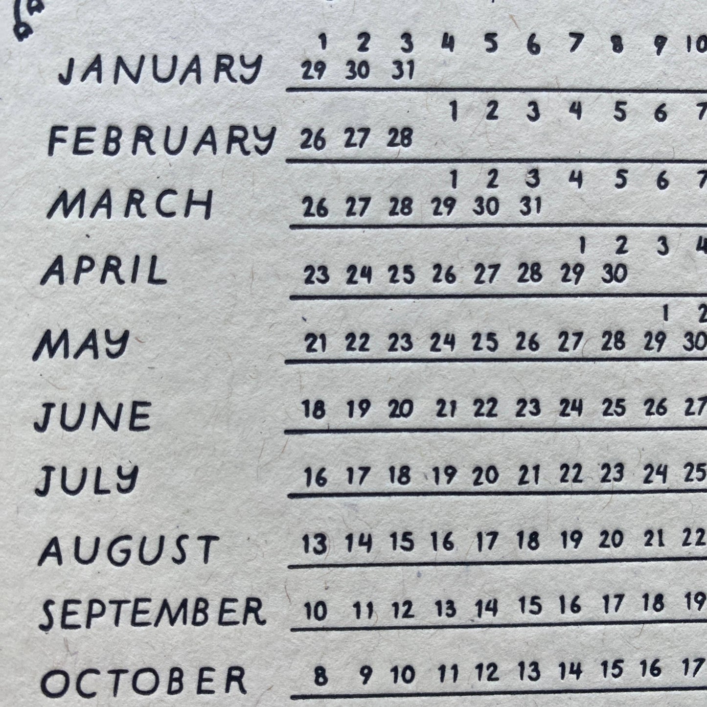 Menstrual Moon Calendar