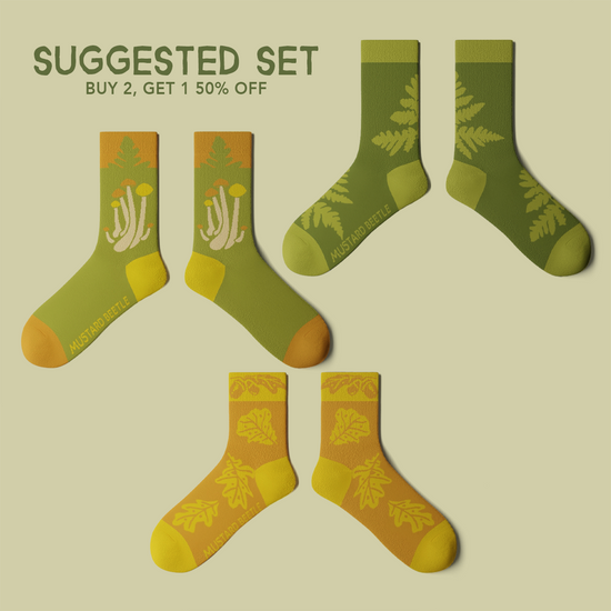 Woodland Crew Socks