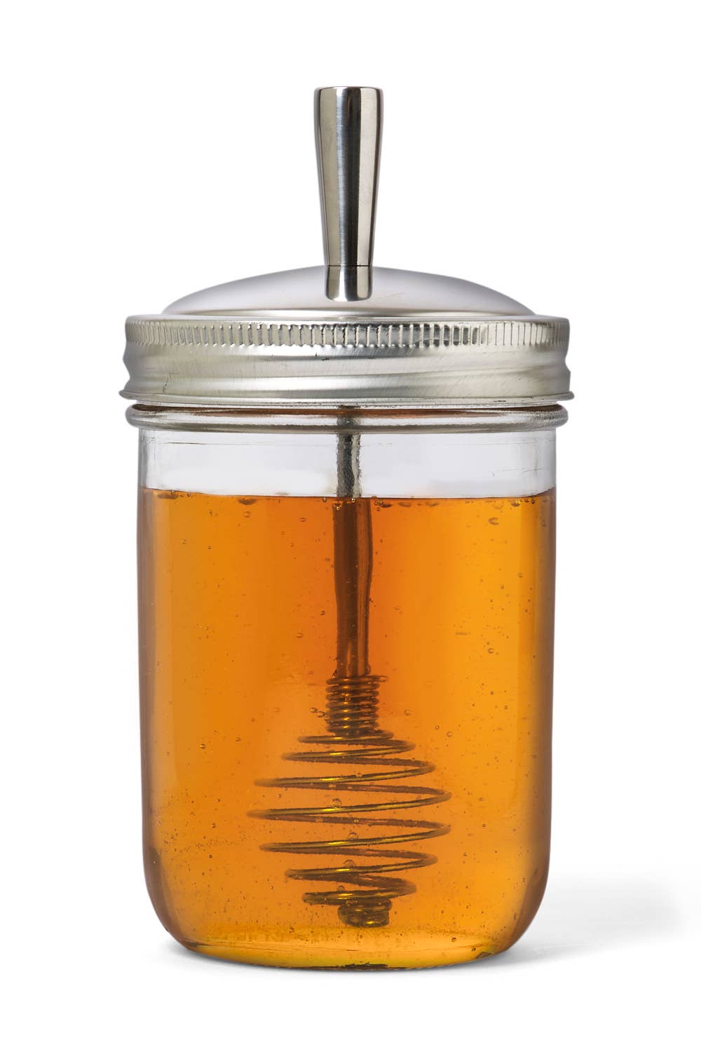 Honey Dipper Lid for Wide Mouth Mason Jar