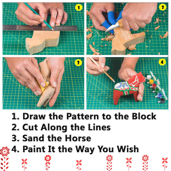 Dala Horse Carving Kit