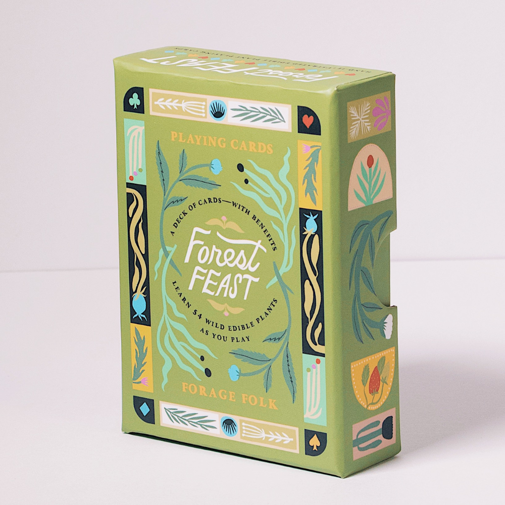 Forest Feast Edible Plant Card Deck by Forage Folk