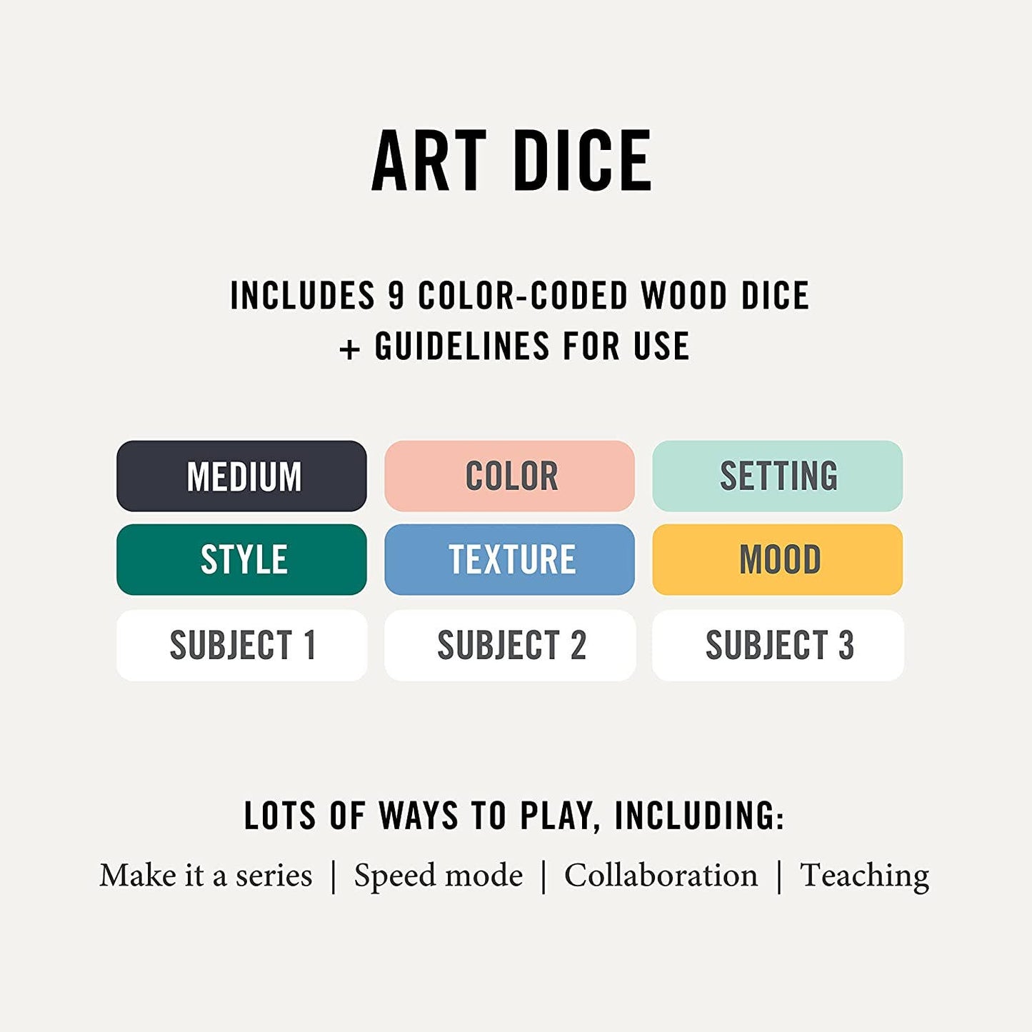 Art Dice | Inspiration for Drawing & Painting