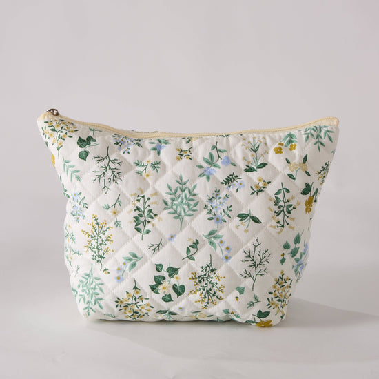 Floral Cosmetic Bag