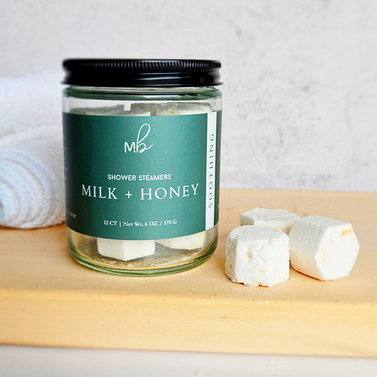 Milk + Body - Mini Shower Steamers 12ct: Peppermint Eucalyptus