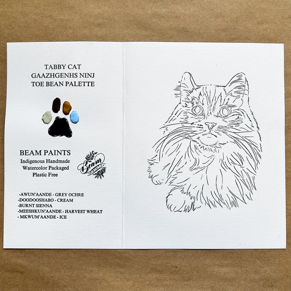 Beam Paints - Cat Paintable Cards & Palettes