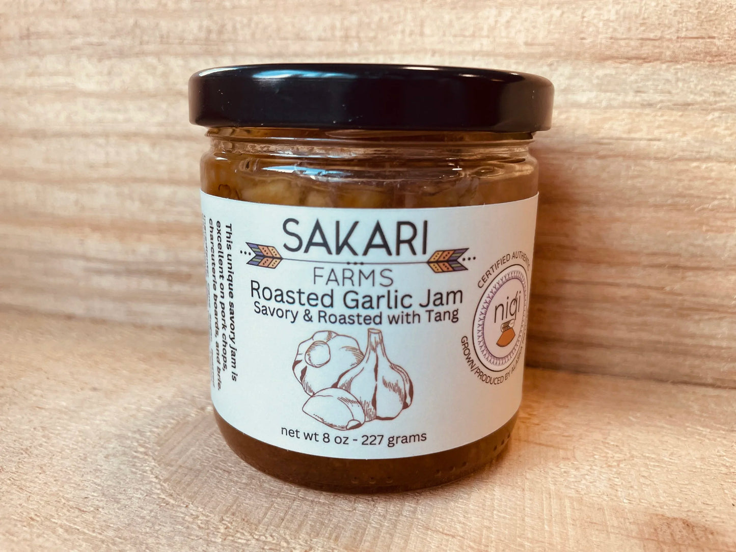 Roasted Garlic Jam by Sakari Farms