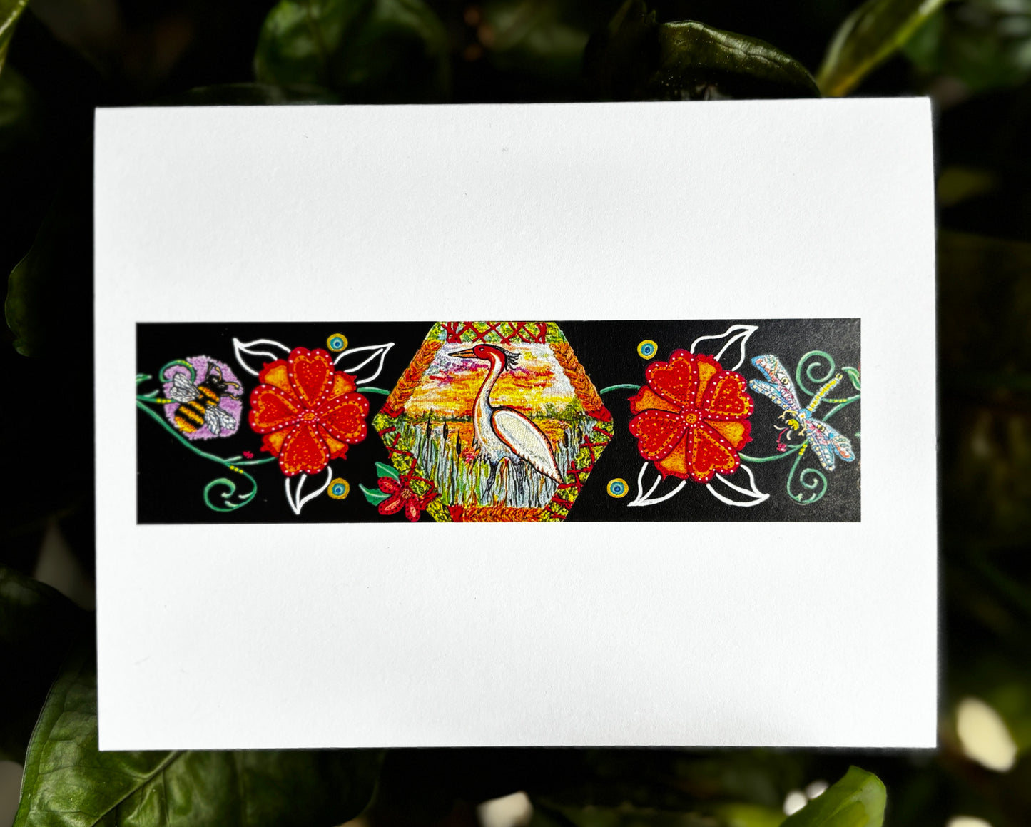 Native Print Greeting Cards by Suzanne Mills-We