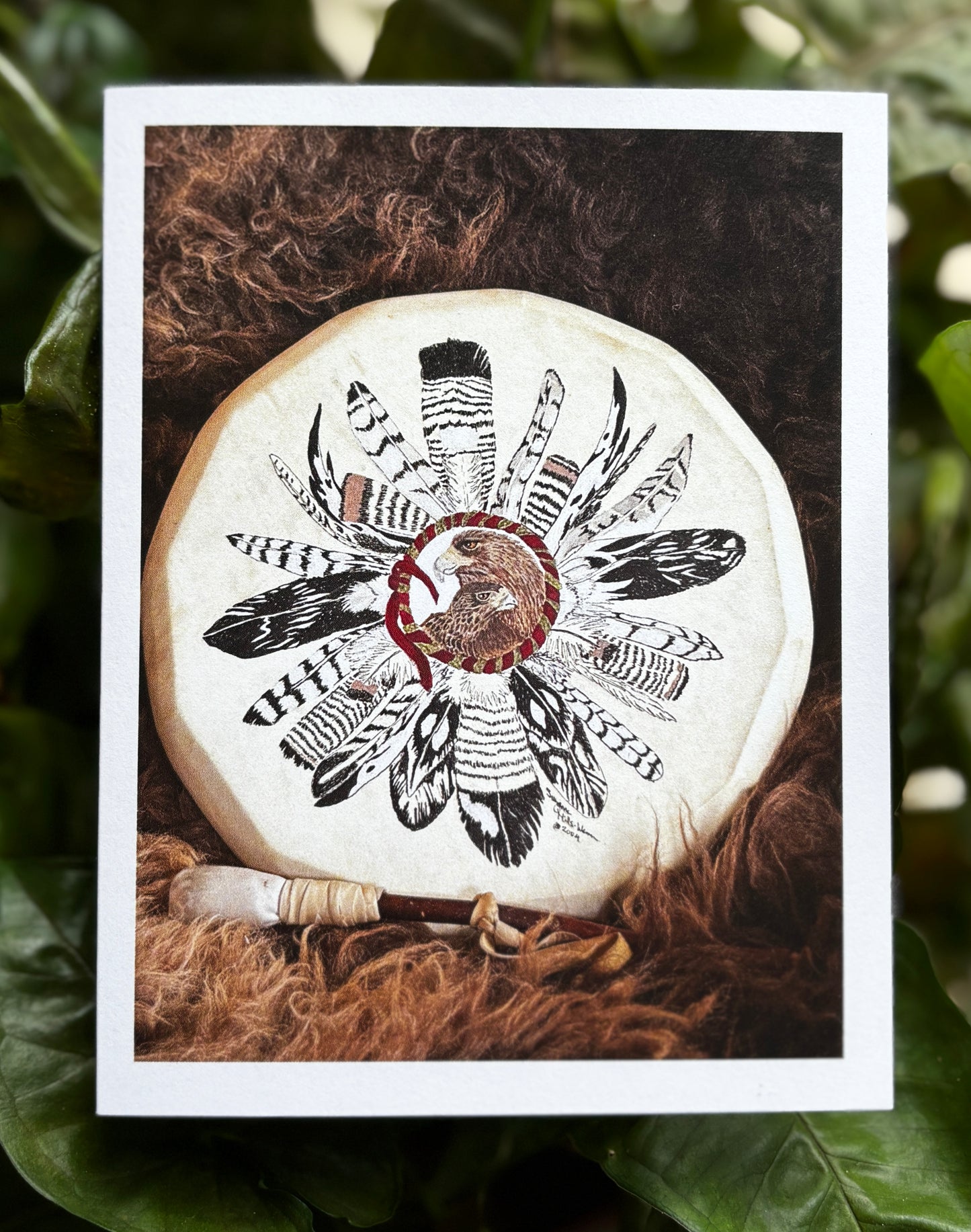 Native Print Greeting Cards by Suzanne Mills-We