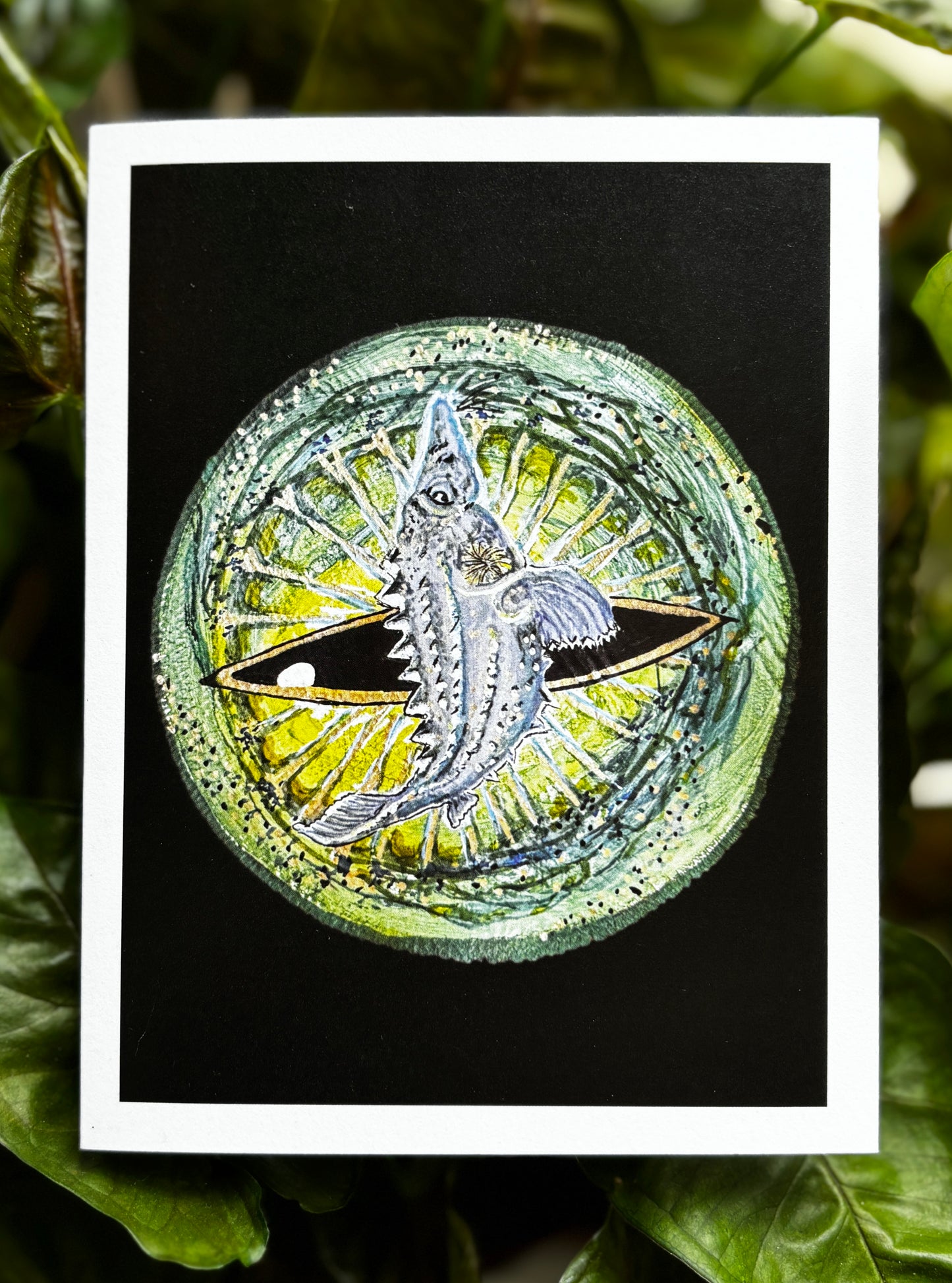 Native Print Greeting Cards by Suzanne Mills-We