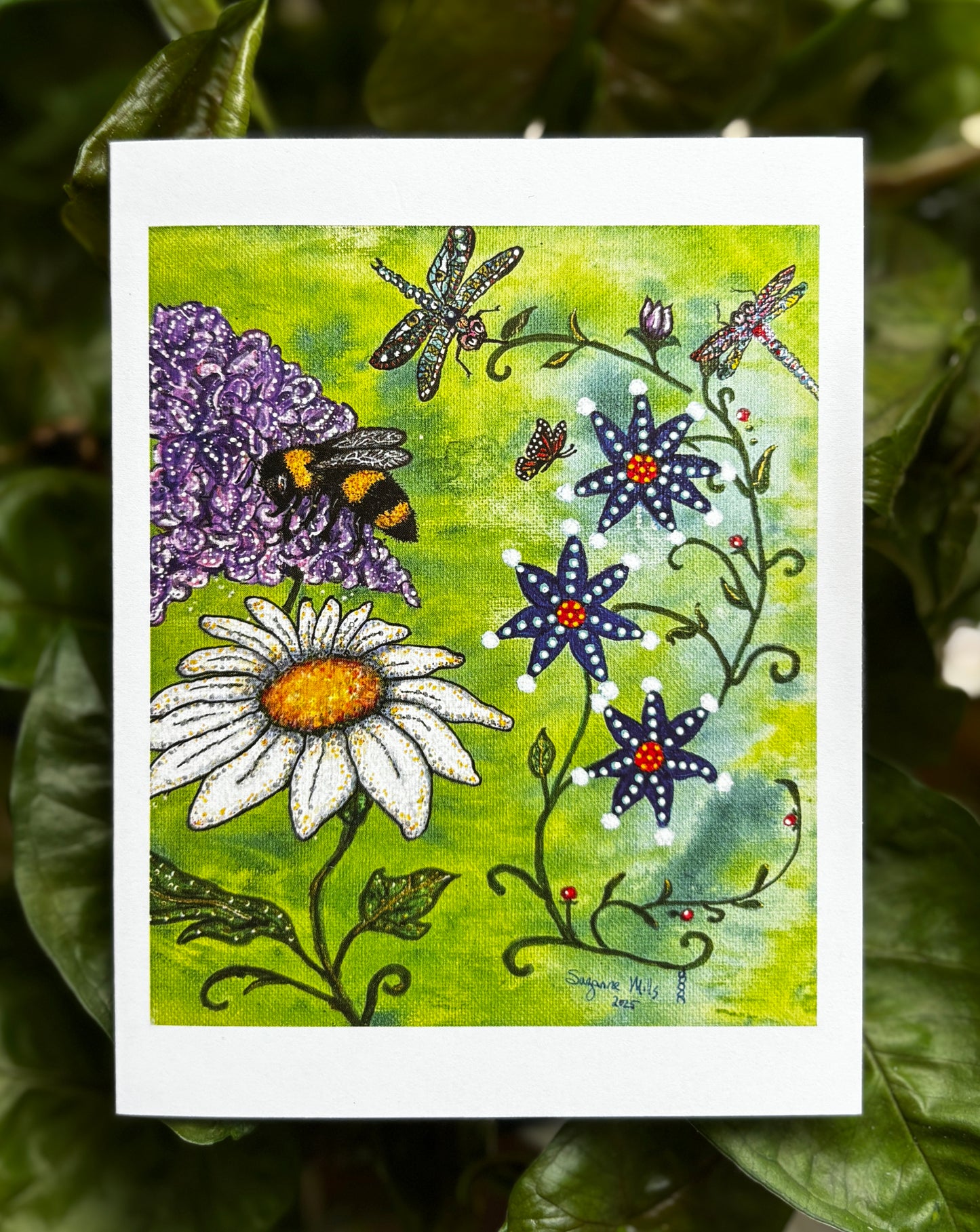 Native Print Greeting Cards by Suzanne Mills-We