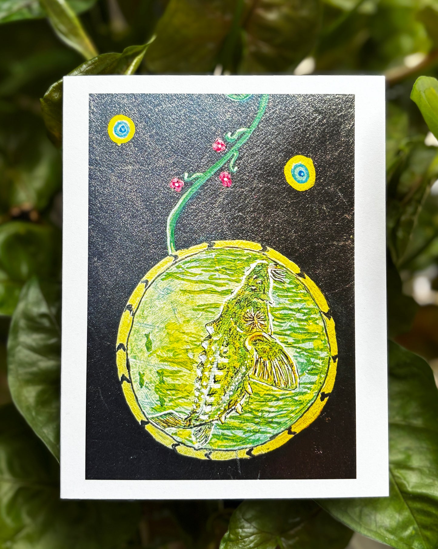 Native Print Greeting Cards by Suzanne Mills-We