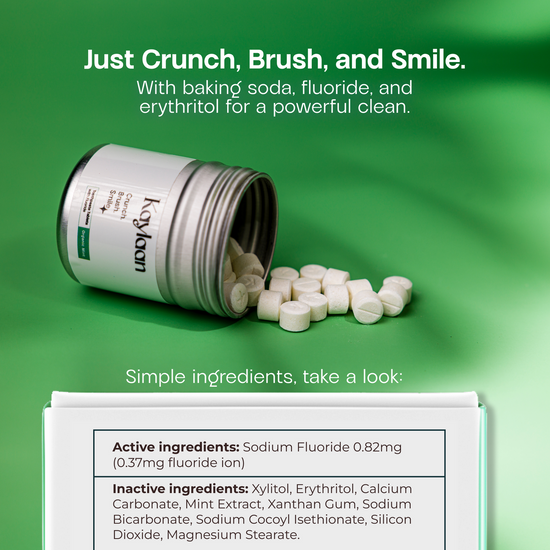 Toothpaste Tablets: Mint Fluoride by Kaylaan