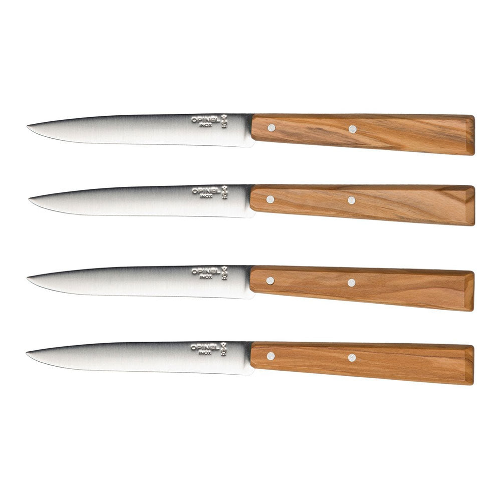 Non-Serrated Steak Knife Set by Opinel
