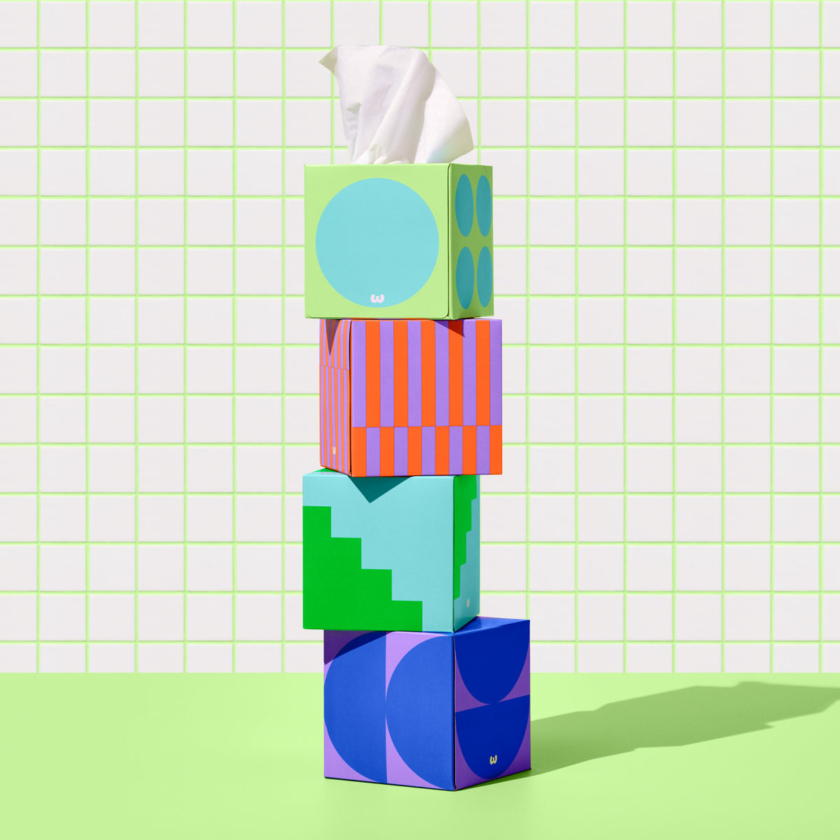 100% Bamboo Tissue Box