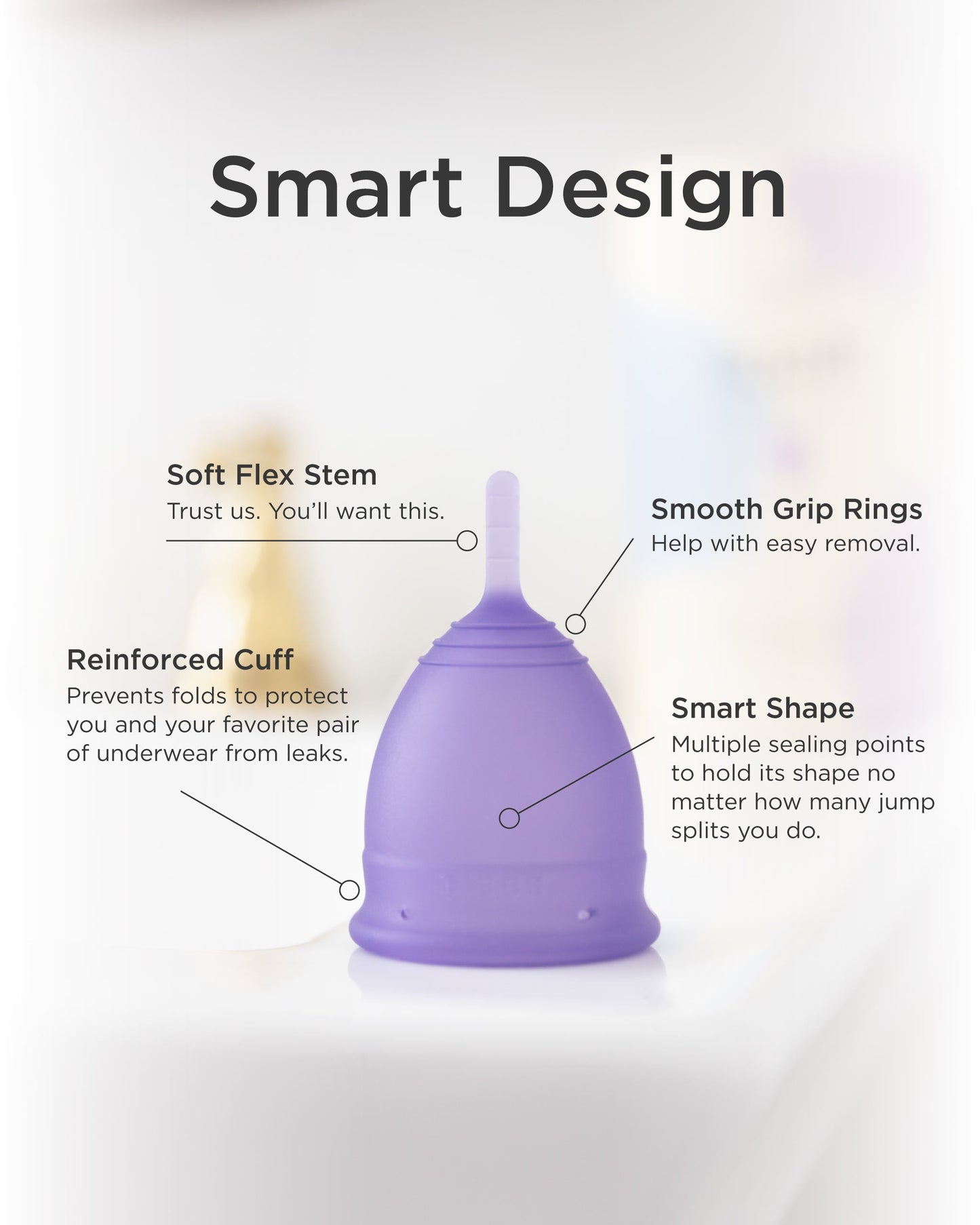 Soft Menstrual Cup by Saalt