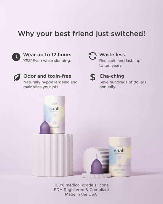 Soft Menstrual Cup by Saalt