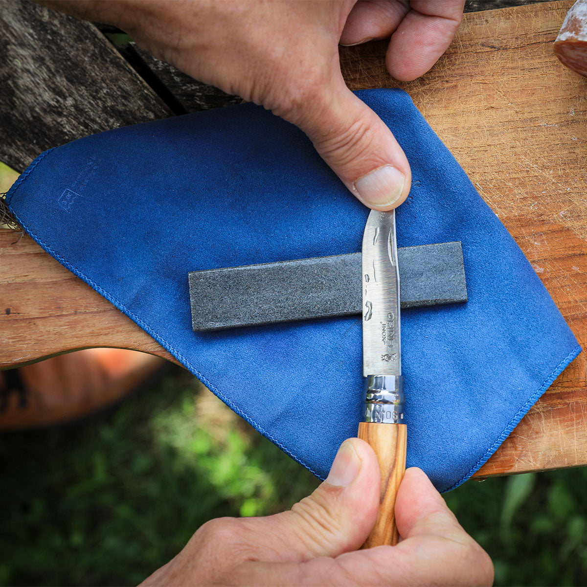 Small Natural Sharpening Whetstone by Opinel