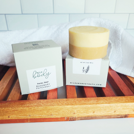Milk + Body - Facial Soap: Rosemary Patchouli