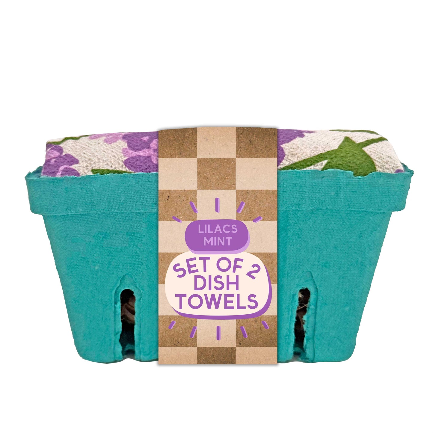 Lilac Mint Tea Towel Set