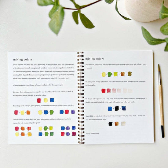 Load image into Gallery viewer, Watercolor Workbook: Bouquets
