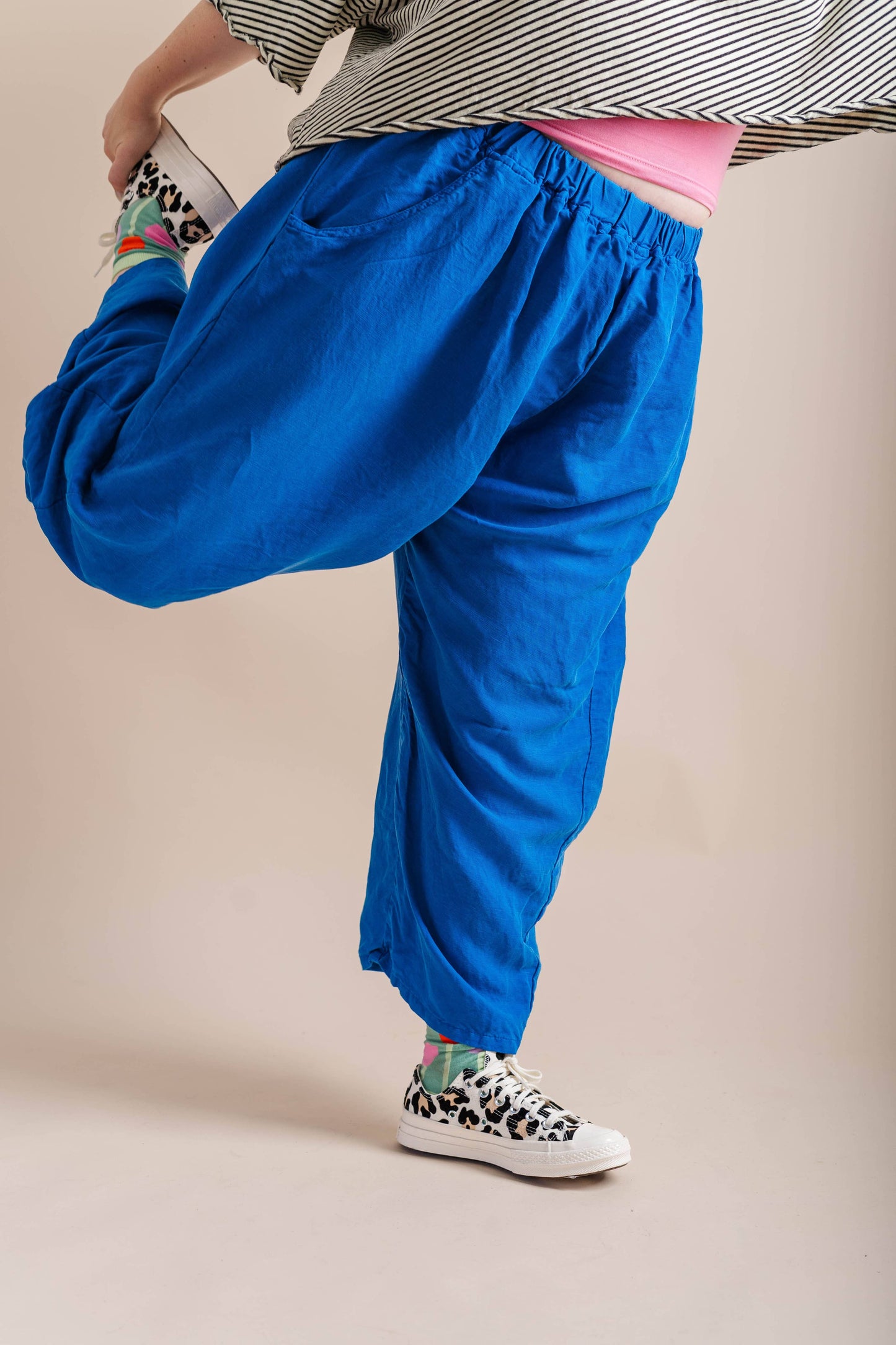 Bright Blue Balloon Pant