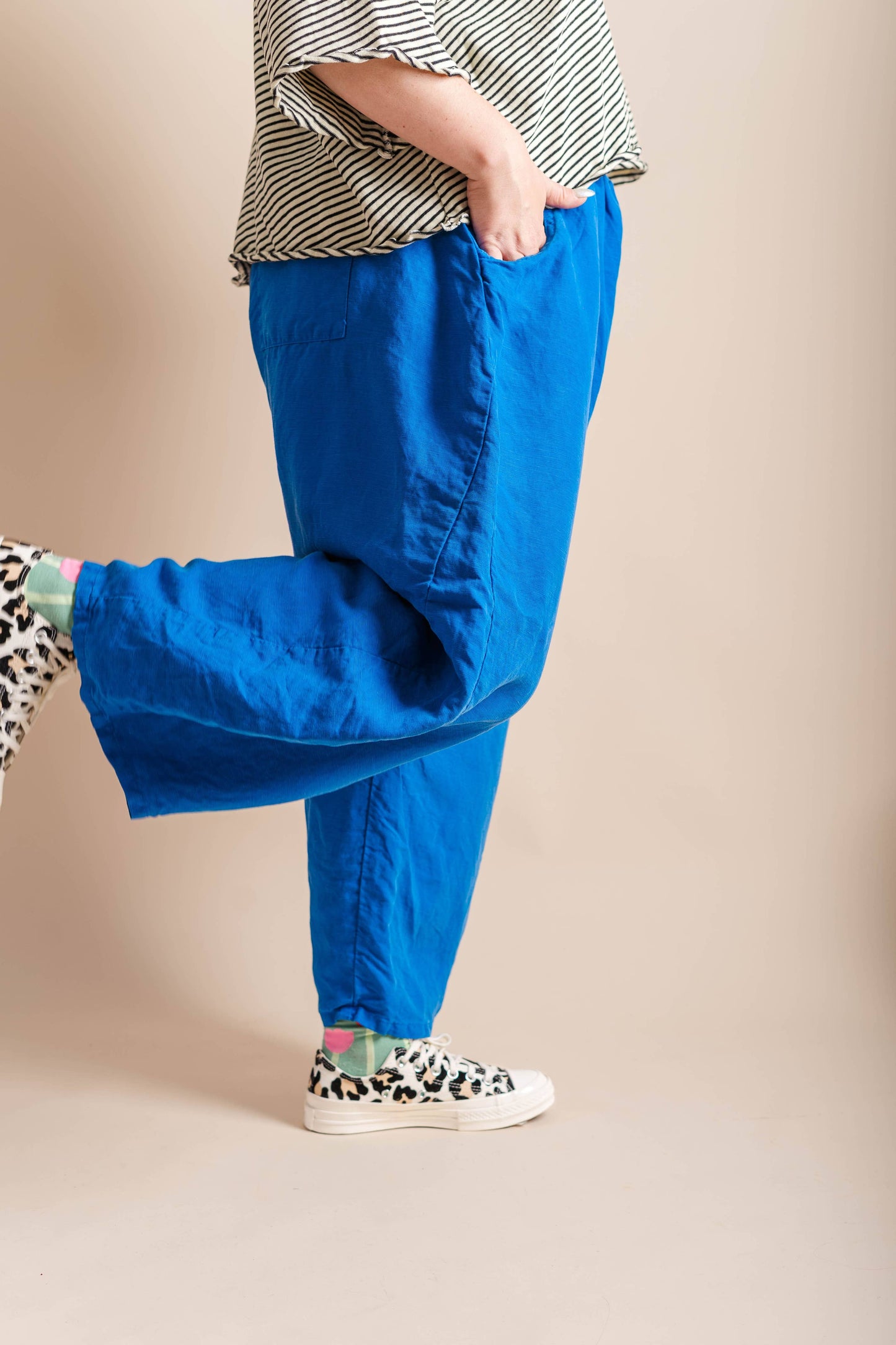 Bright Blue Balloon Pant