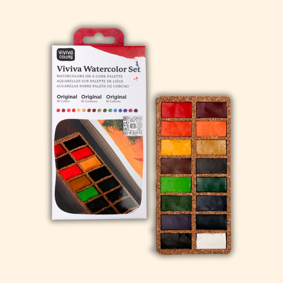 Cork Watercolor Palette