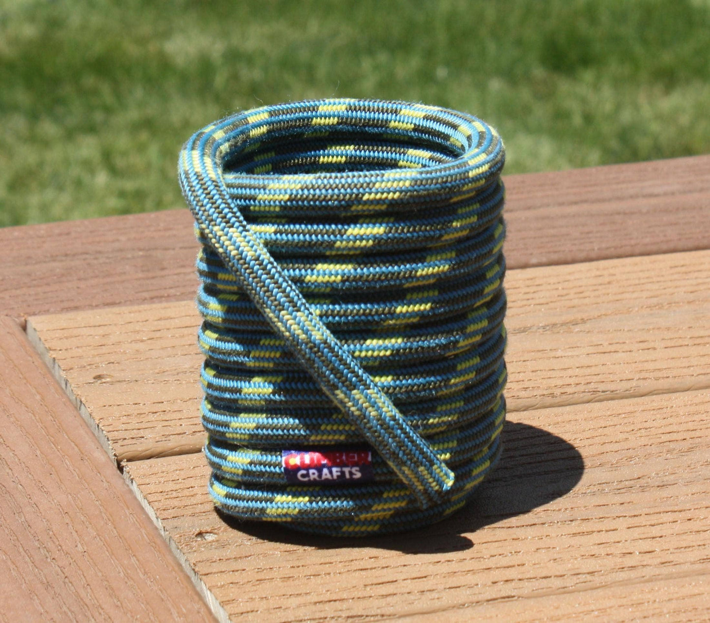 Upcycled Climbing Rope Can Cozy