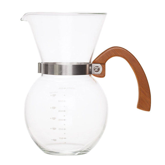 Pour-Over Coffee Maker With Bamboo Handle