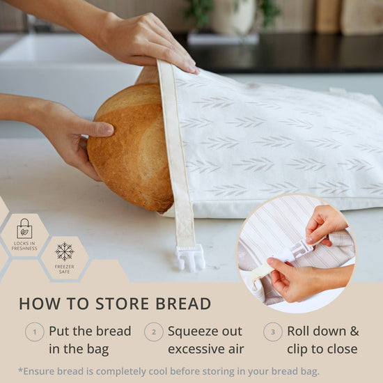Beeswax Lined Bread Bags