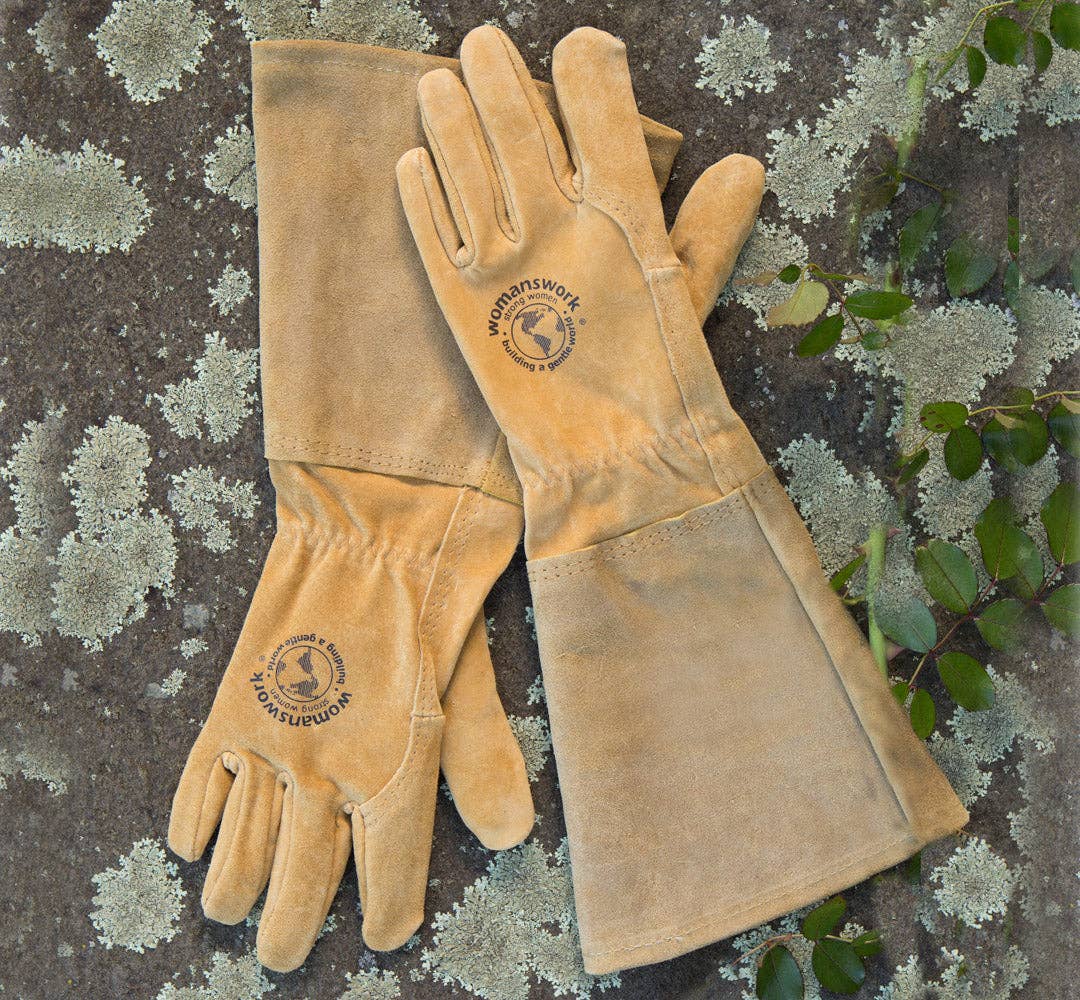 Leather Gauntlet Gloves