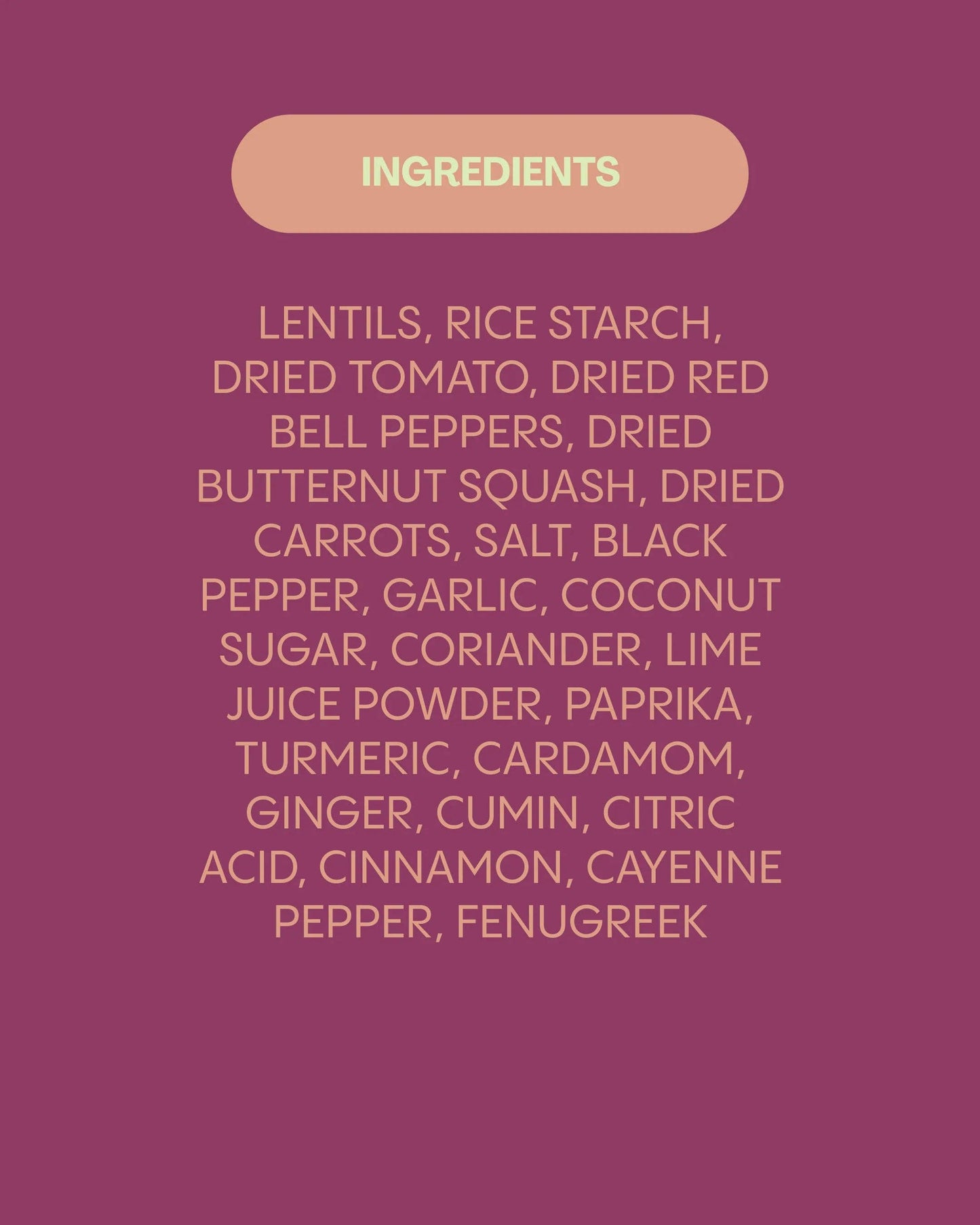 Instant Lentils | Tikka Masala