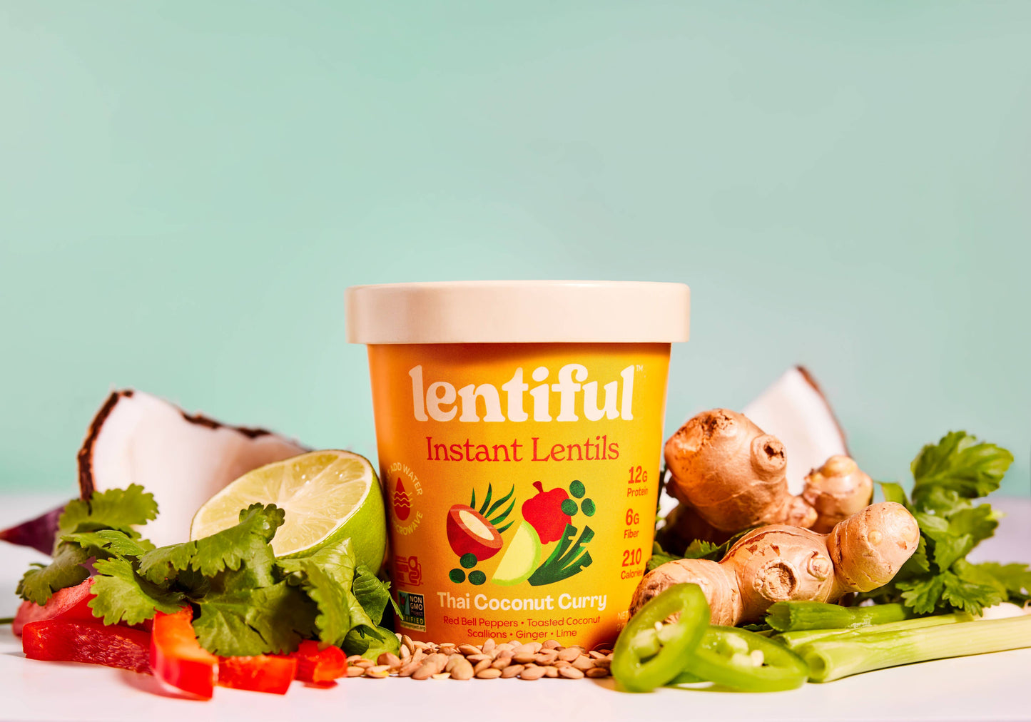 Instant Lentils | Thai Coconut Curry