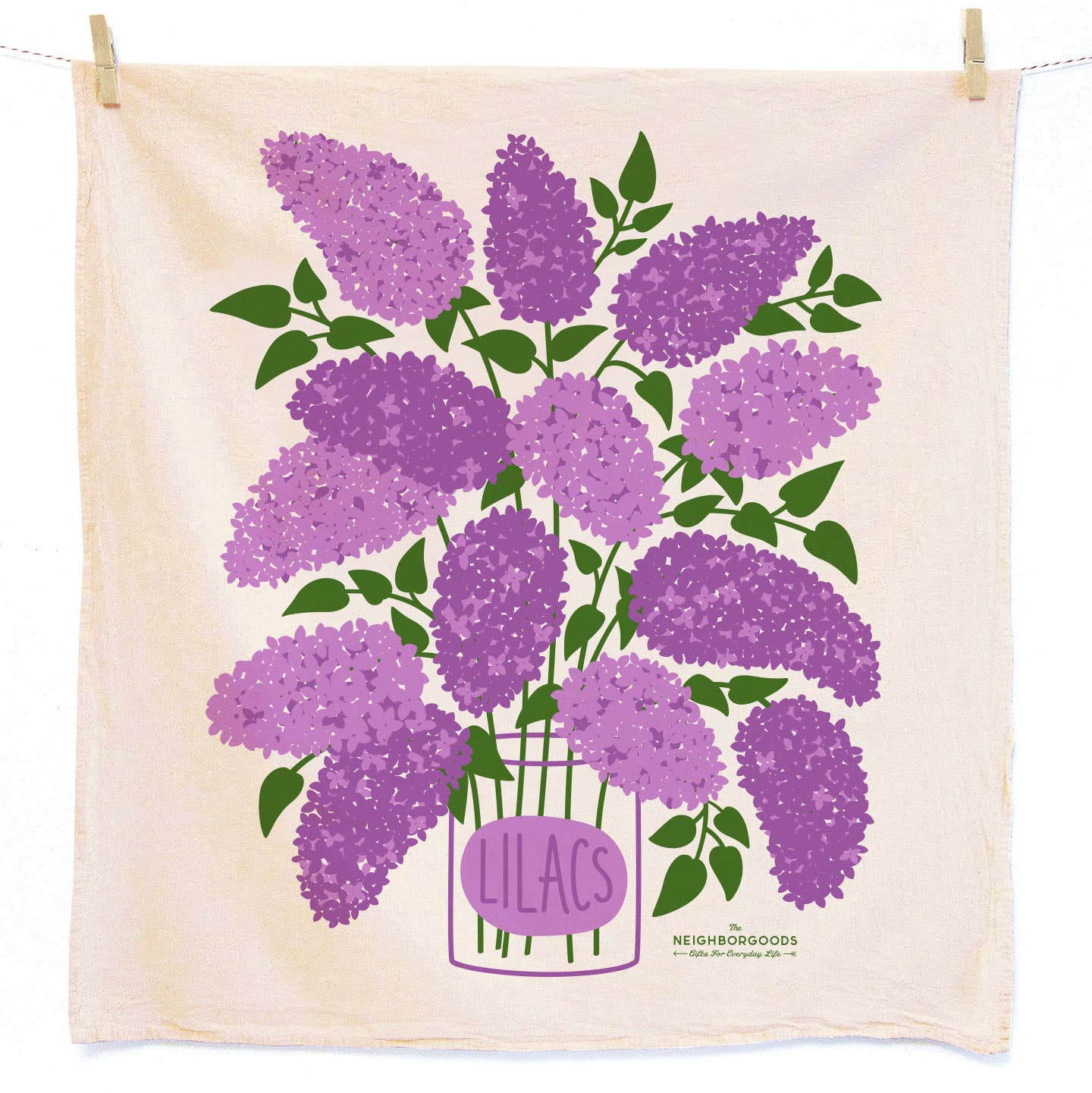 Lilac Mint Tea Towel Set