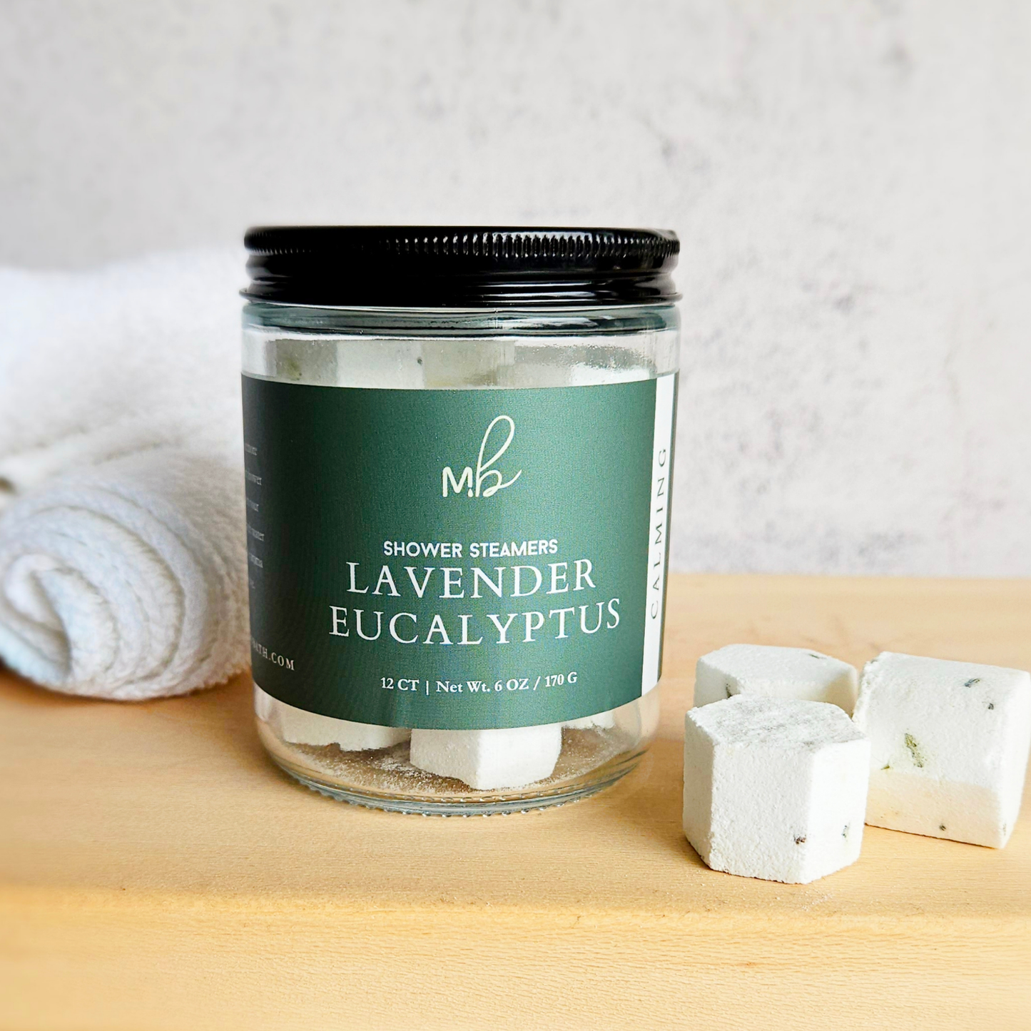 Milk + Body - Mini Shower Steamers 12ct: Peppermint Eucalyptus