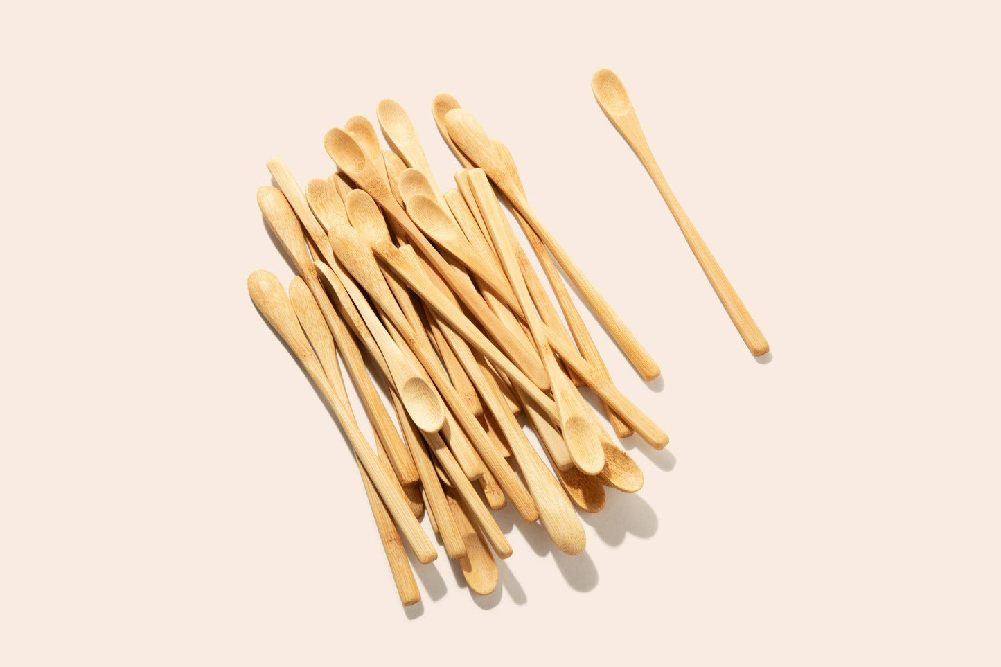 Long Bamboo Mixing Spoon