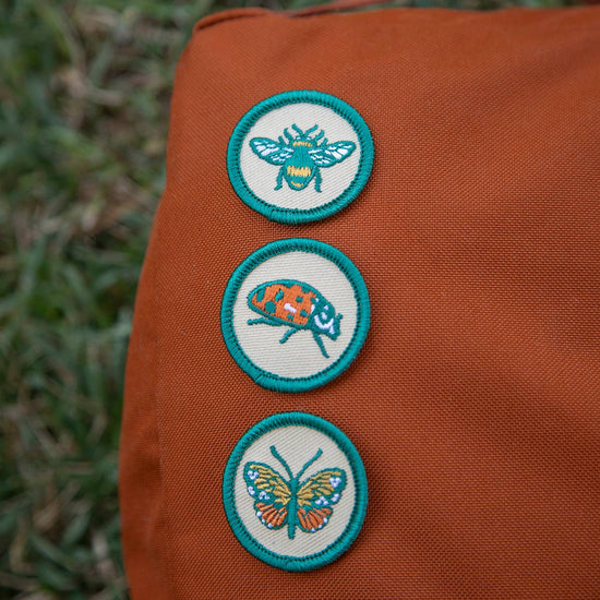 Iron-on Nature Patches by Mustard Beetle