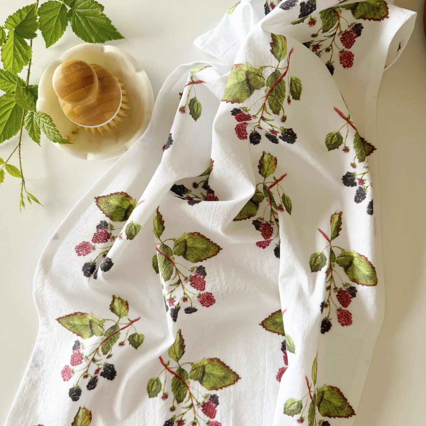 Blackberry Cotton Tea Towel